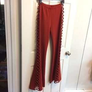 Fredricks of Hollywood bell bottom pants Vintage
